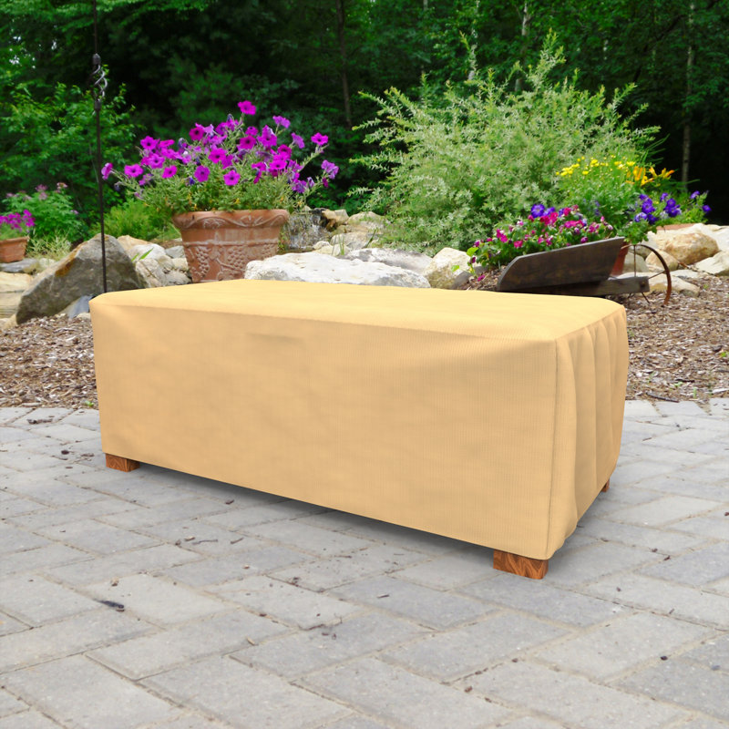 Freeport Park Aaden Medium Slim Outdoor Ottoman/Coffee Table Cover & Reviews Wayfair